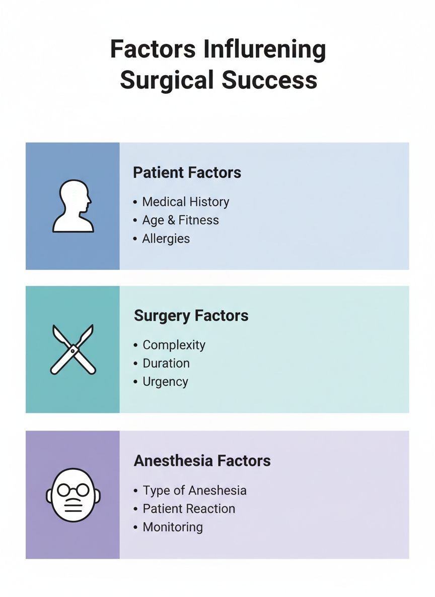 Factors affecting surgery risk