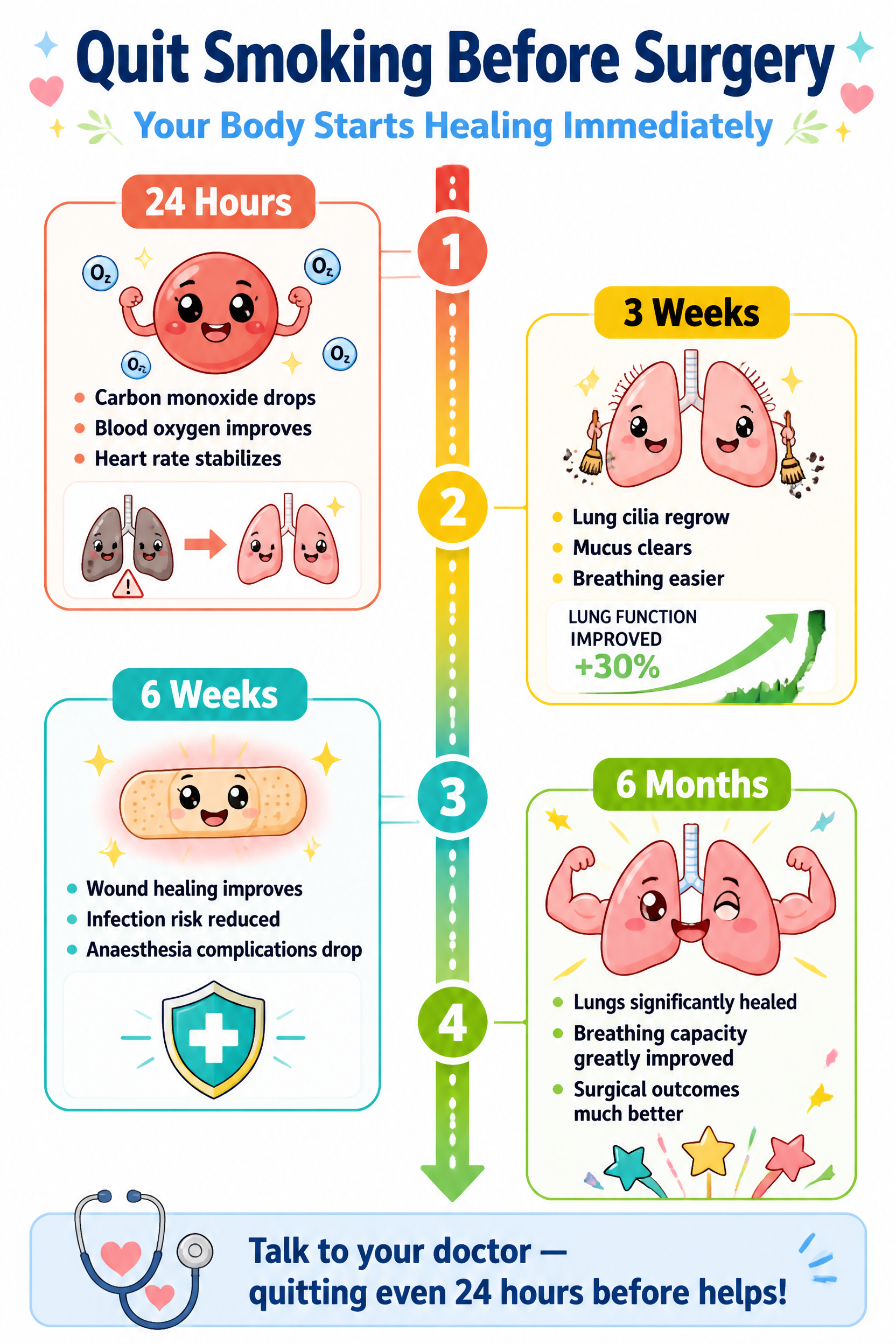 Smoking quitting benefits